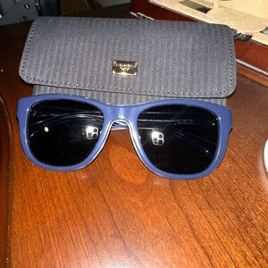 Dolce & Gabbana Blue and Black Sunglasses